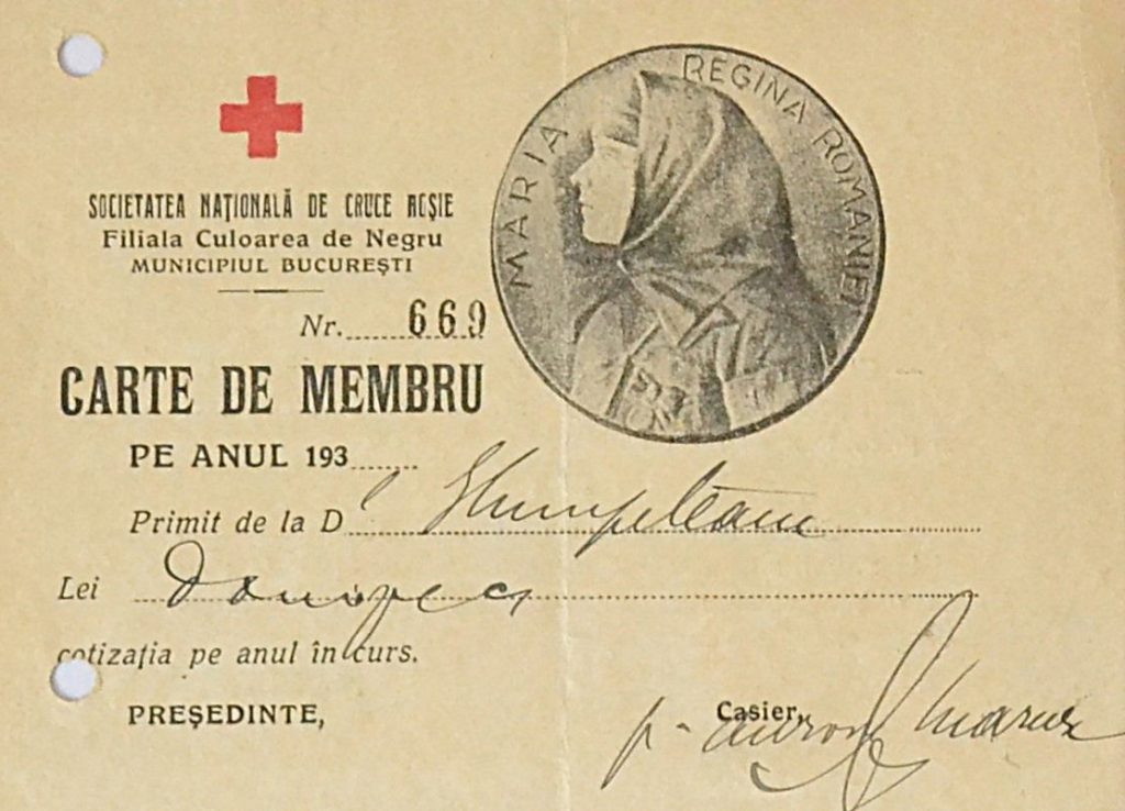 carte-de-membru-societatea-nationala-de-cruce-rosie-romania-nr-669