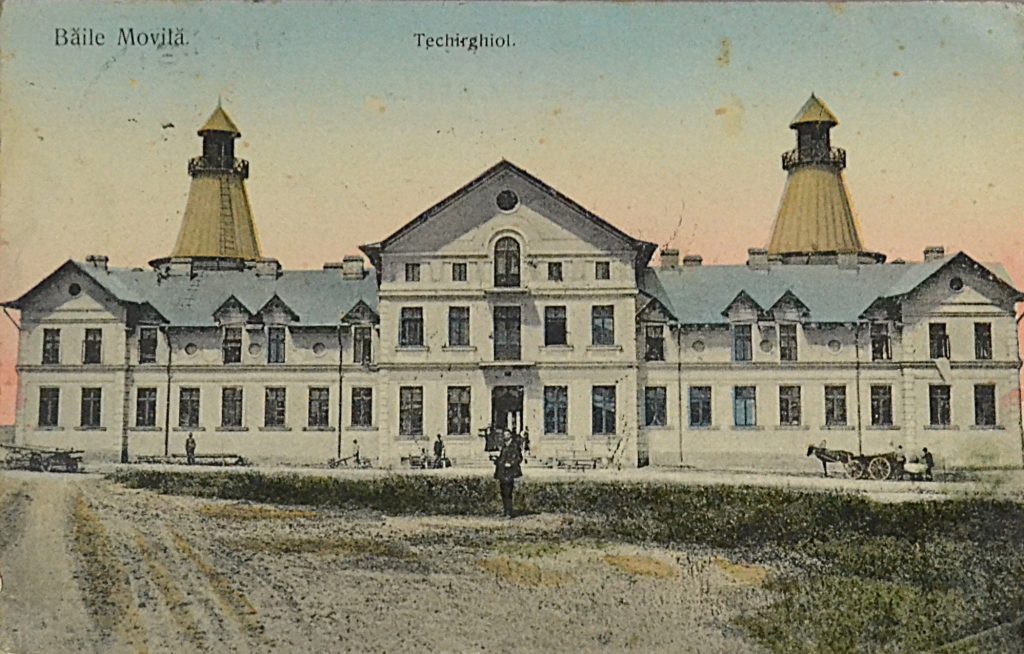 carte-postala-baile-movila-techirghiol-28.07.1908-stampila-carmen-sylva.