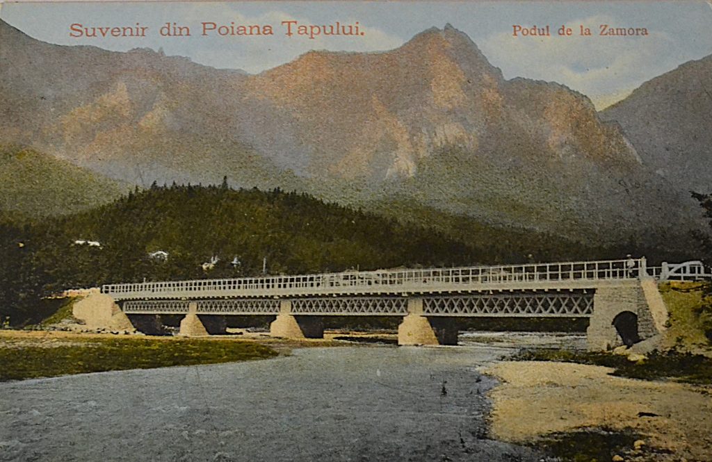 carte-postala-suvenir-din-poiana-tapului-.-podul-de-la-zamora.