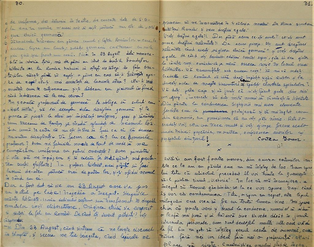 jurnal-costea-ioan-sighisoara-1944-1945-pages-30-and-31.