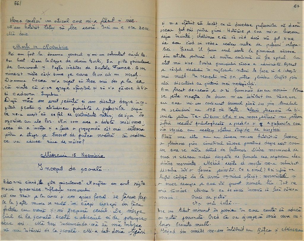 jurnal-costea-ioan-sighisoara-1944-1945-pages-56-and-57