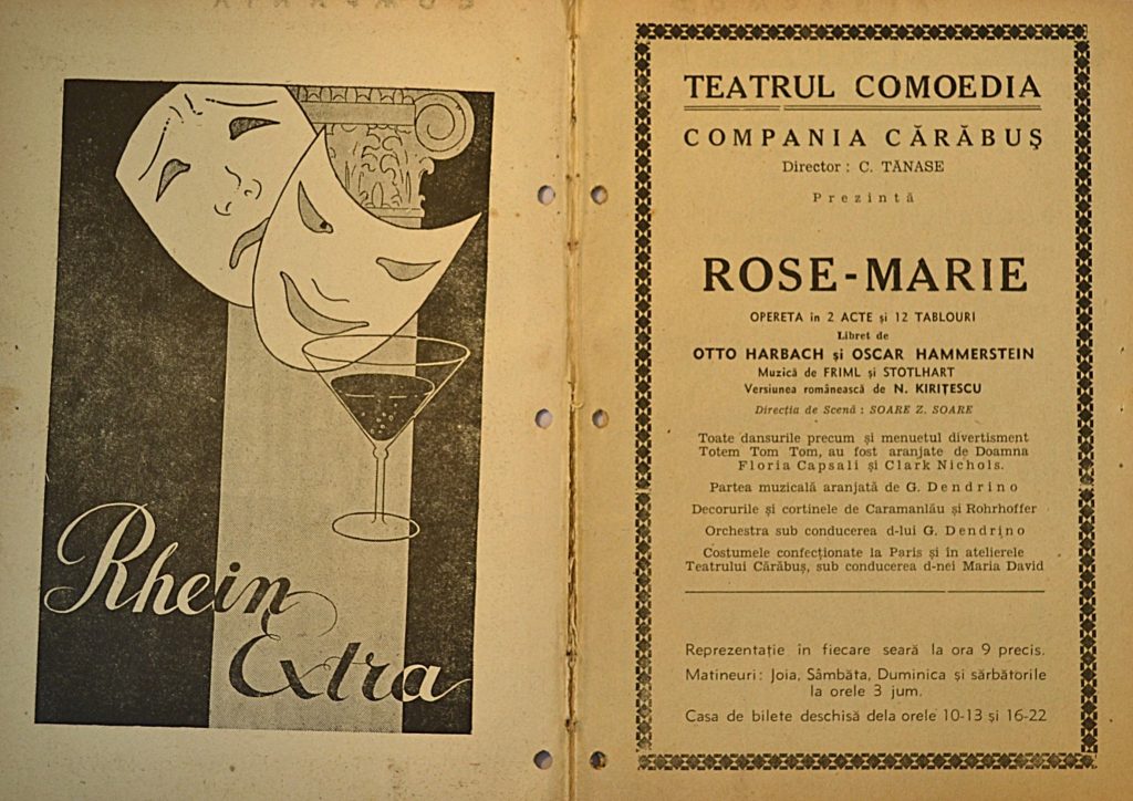 program-compania-carabus-rose-marie-one-pages-1-and-2