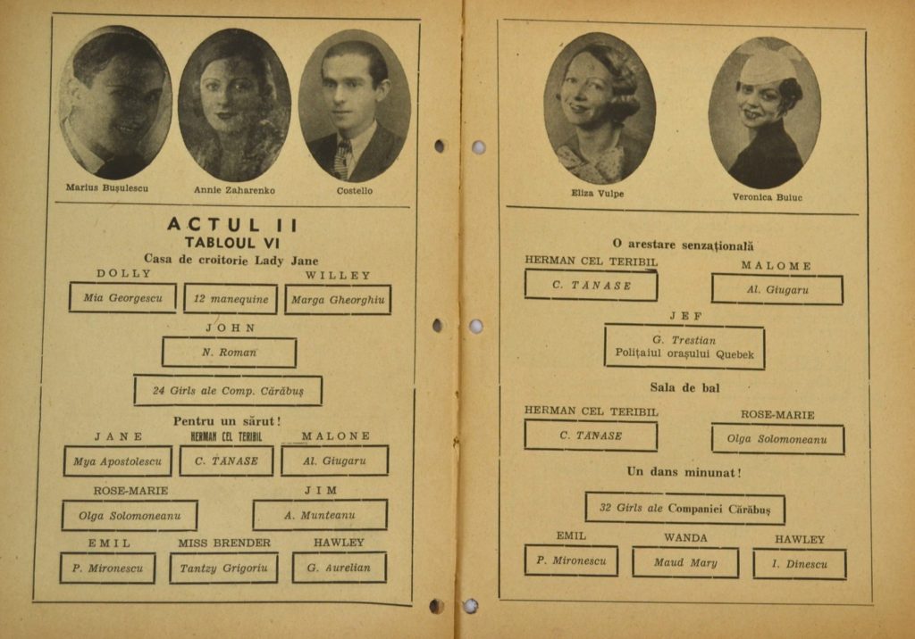 program-compania-carabus-rose-marie-two-pages-15-and-16