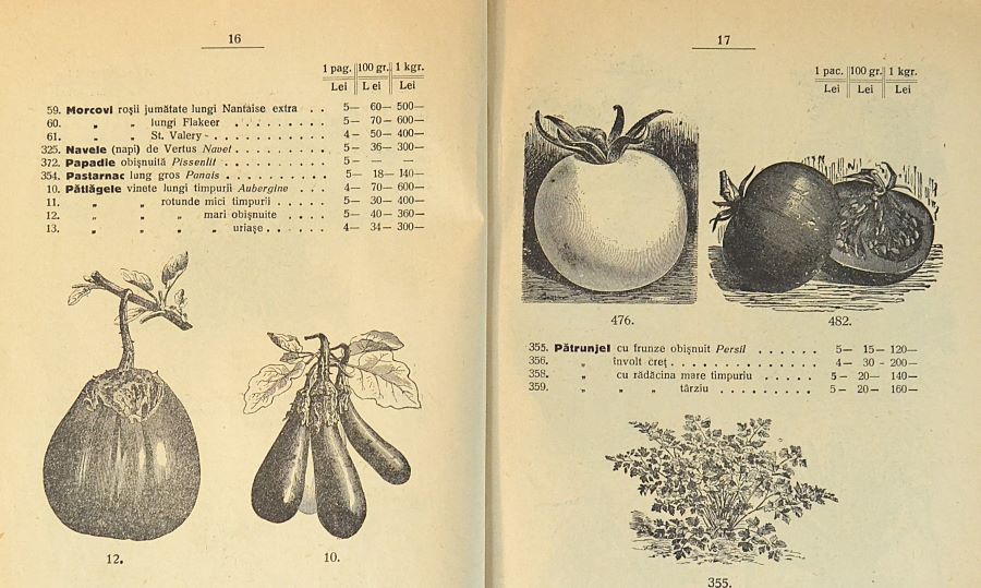 catalog-general-al-seminteriei-1937-clouard-bucuresti-la-bunul-gradinar-pages-16-and-17