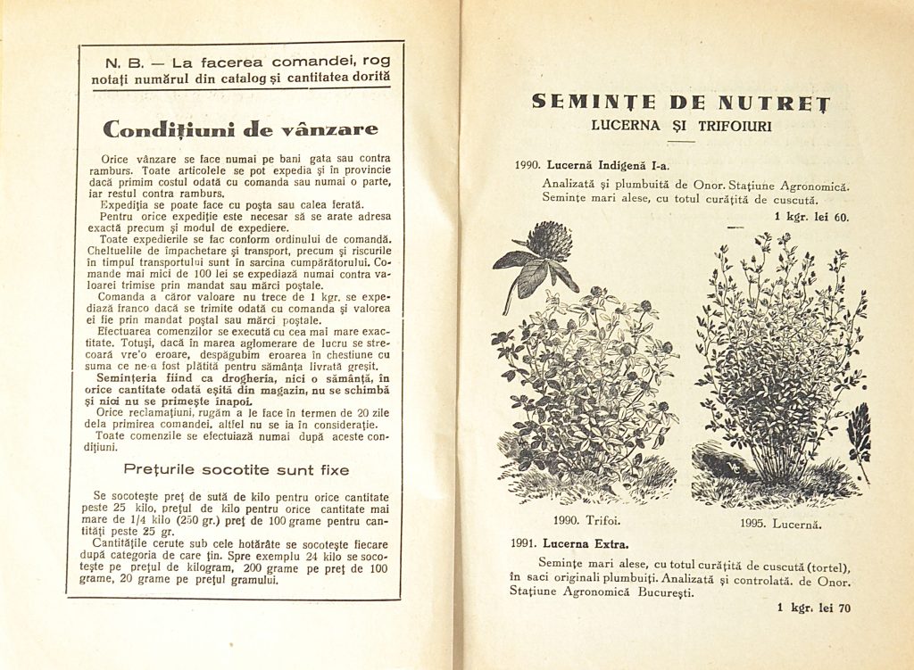 catalog-general-al-seminteriei-1937-clouard-bucuresti-la-bunul-gradinar-pages-2-and-3