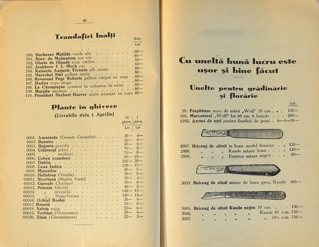 catalog-general-al-seminteriei-1937-clouard-bucuresti-la-bunul-gradinar-pages-46-and-47