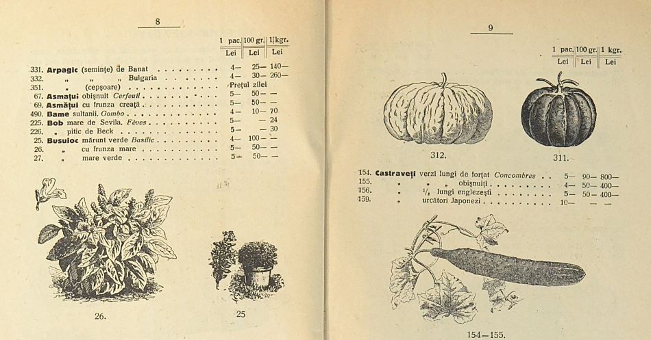 catalog-general-al-seminteriei-1937-clouard-bucuresti-la-bunul-gradinar-pages-8-and-9.