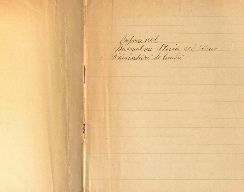 manuscris-1896-basme-framantari-de-limba-ale-lui-m.-antoniade-page-one