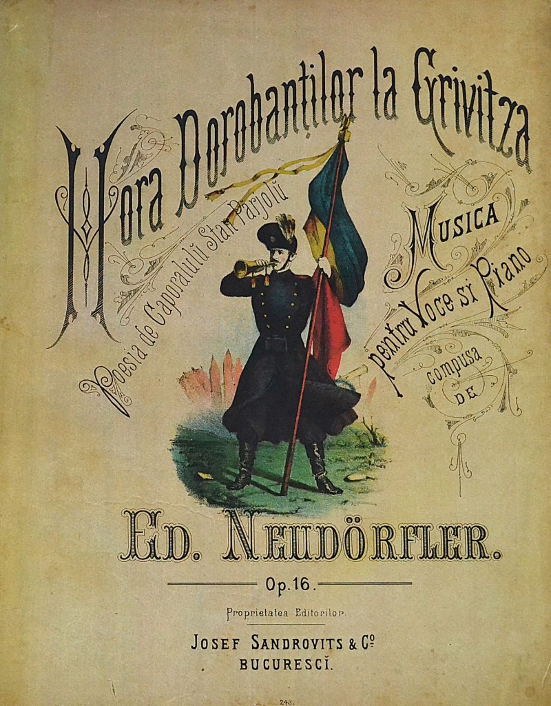 partitura-dedicata-razboiului-de-independenta-din-1877-hora-dorobantilor-la-grivita.