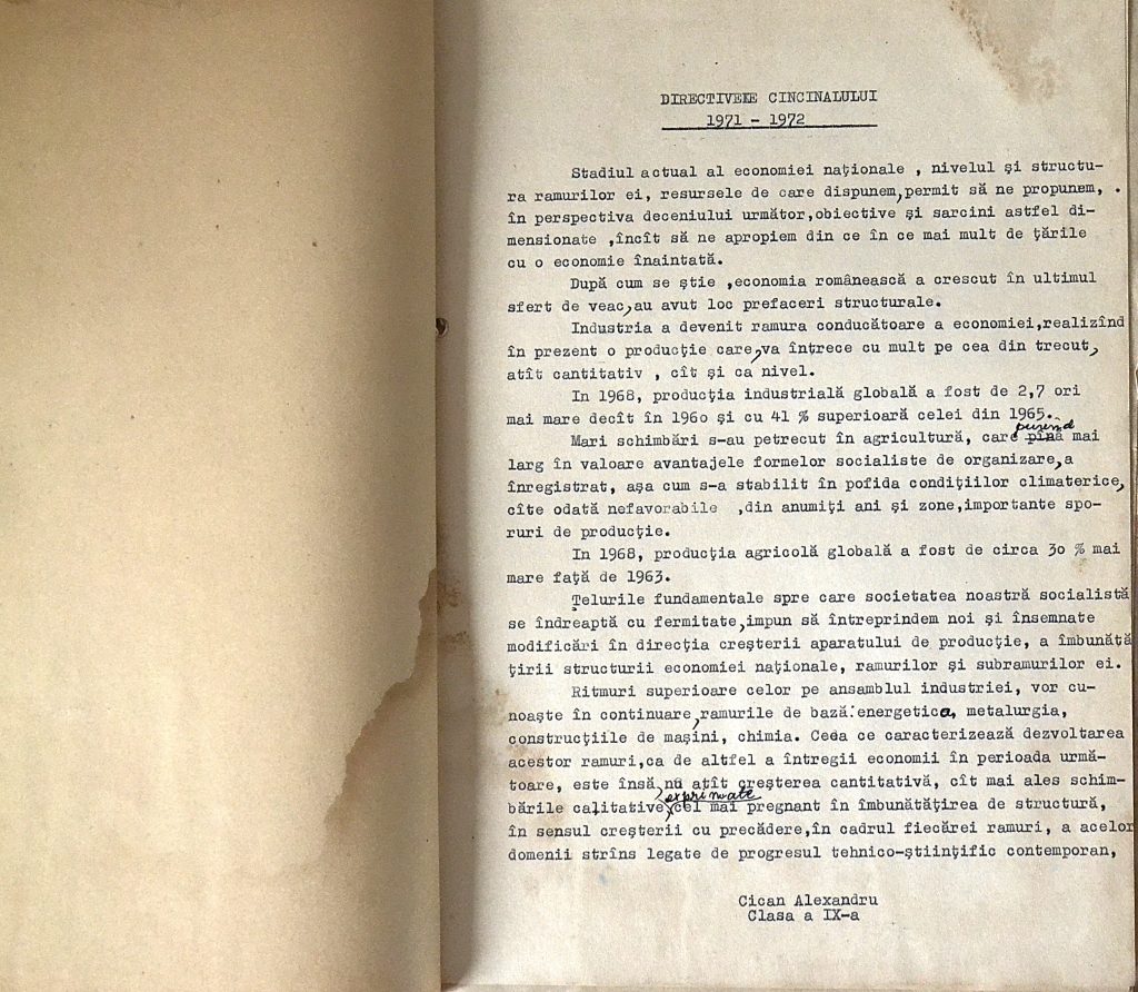 revista-drumuri-noi-revista-scolara-din-scoala-generala-nr.-70-bucuresti-anul-al-6-lea-nr.-9-1972-page-one